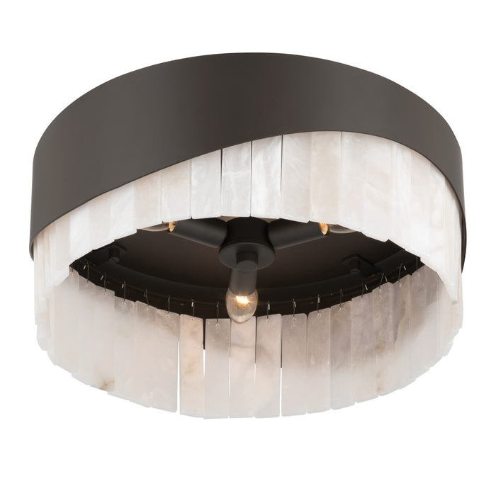 Minka-Lavery - 18766-860 - Three Light Flush Mount - Sway - Dark Bronze