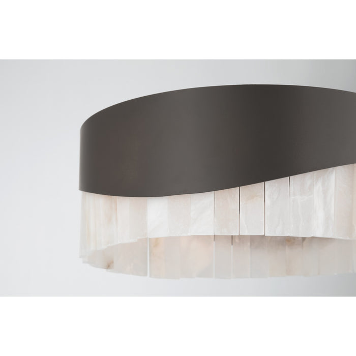 Minka-Lavery - 18766-860 - Three Light Flush Mount - Sway - Dark Bronze