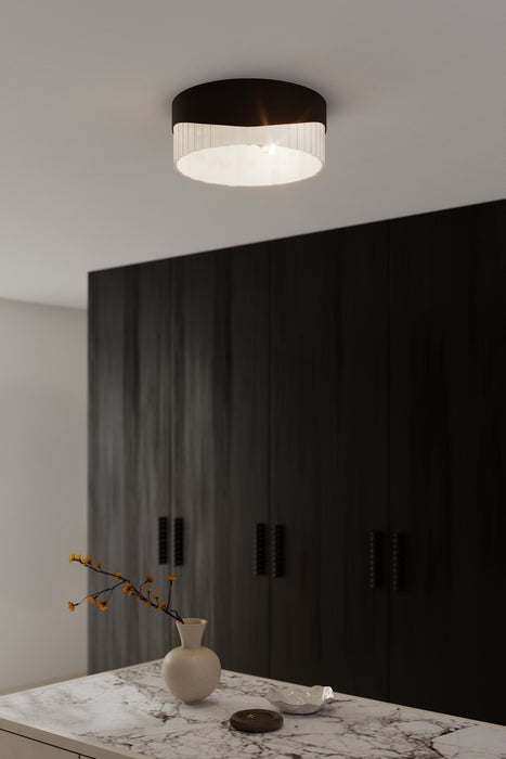 Minka-Lavery - 18766-860 - Three Light Flush Mount - Sway - Dark Bronze