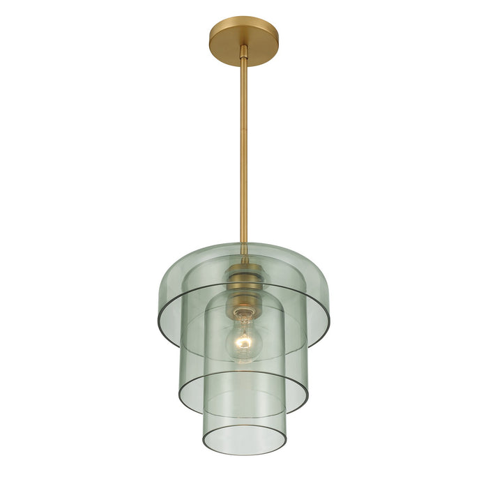 Minka-Lavery - 19615-732 - One Light Pendant - Velique - Legacy Brass