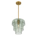 Minka-Lavery - 19615-732 - One Light Pendant - Velique - Legacy Brass