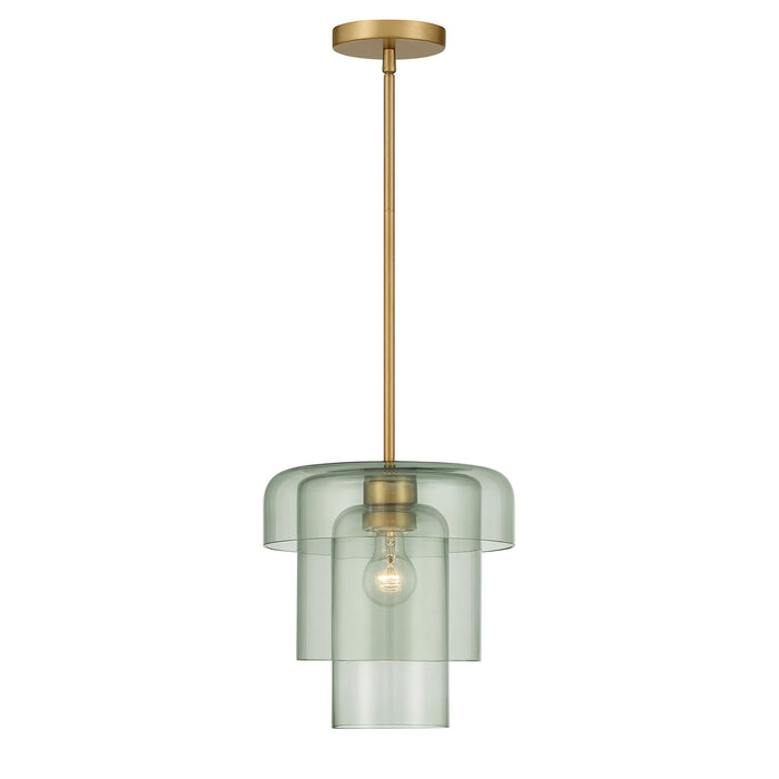 Minka-Lavery - 19615-732 - One Light Pendant - Velique - Legacy Brass