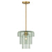 Minka-Lavery - 19615-732 - One Light Pendant - Velique - Legacy Brass