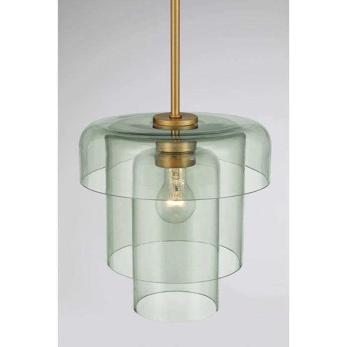 Minka-Lavery - 19615-732 - One Light Pendant - Velique - Legacy Brass
