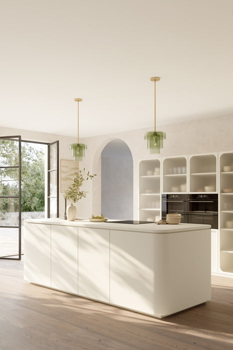 Minka-Lavery - 19615-732 - One Light Pendant - Velique - Legacy Brass