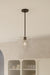 Minka-Lavery - 19615-899 - One Light Pendant - Velique - Dark Matte Black
