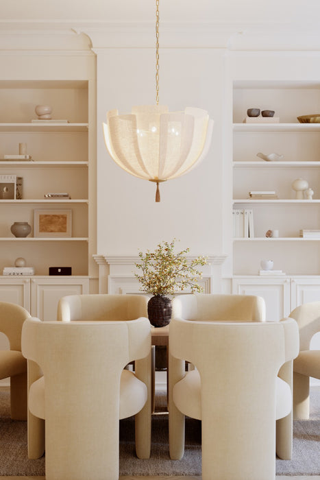 Minka-Lavery - 19875-732 - Three Light Pendant - Celestine - Legacy Brass