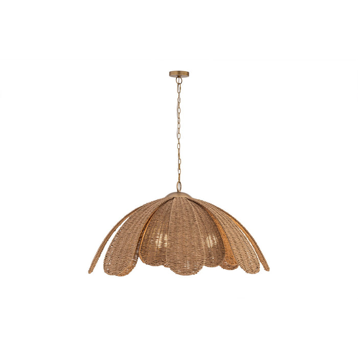 Minka-Lavery - 19885-732 - Three Light Pendant - Covea - Legacy Brass