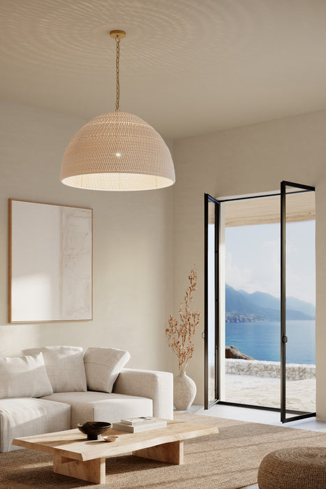 Minka-Lavery - 19895-732 - One Light Pendant - Fernwood - Legacy Brass