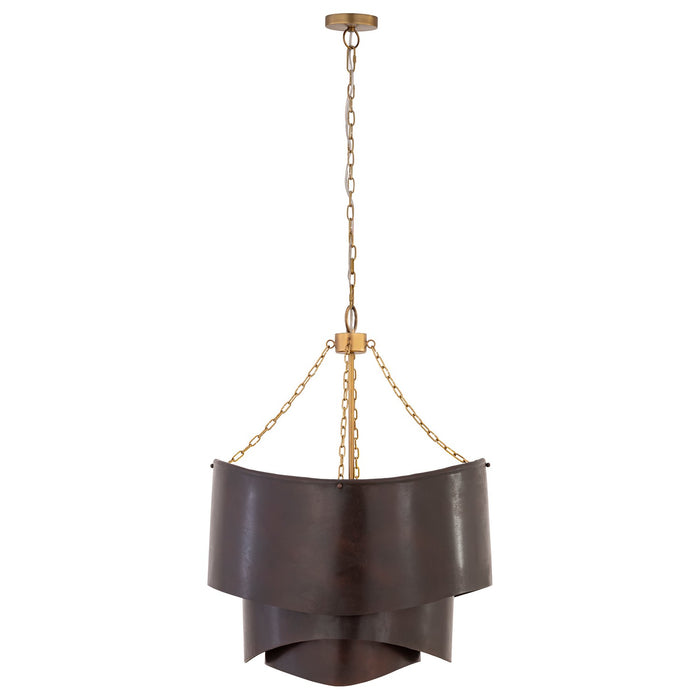 Minka-Lavery - 19925-855 - Three Light Pendant - Zyra - Legacy Brass