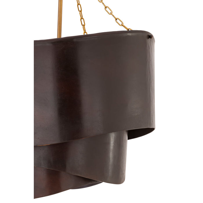 Minka-Lavery - 19925-855 - Three Light Pendant - Zyra - Legacy Brass