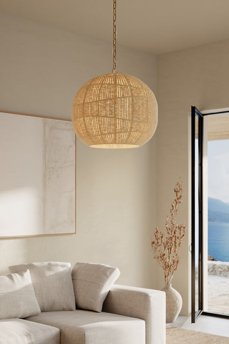 Minka-Lavery - 19935-732 - One Light Pendant - Cavara - Legacy Brass