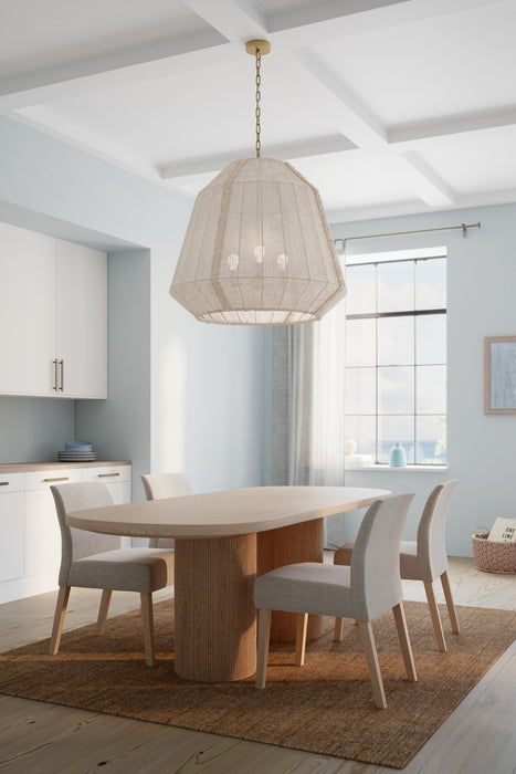 Minka-Lavery - 19976-732 - Three Light Pendant - Velune - Legacy Brass