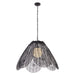 Minka-Lavery - 19986-899 - One Light Pendant - Sylari - Dark Matte Black