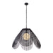 Minka-Lavery - 19986-899 - One Light Pendant - Sylari - Dark Matte Black
