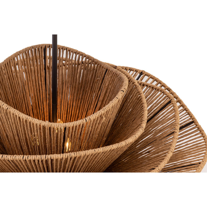 Minka-Lavery - 19996-860 - Six Light Pendant - Mireth - Dark Bronze