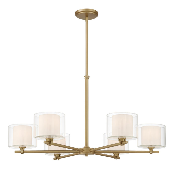 Minka-Lavery - 2065-732 - Six Light Chandelier - Seville - Legacy Brass