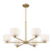 Minka-Lavery - 2065-732 - Six Light Chandelier - Seville - Legacy Brass