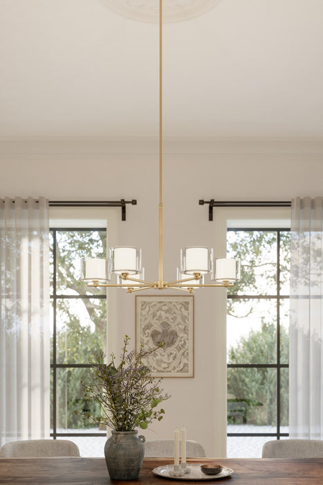 Minka-Lavery - 2065-732 - Six Light Chandelier - Seville - Legacy Brass