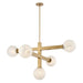Minka-Lavery - 2525-732 - Five Light Chandelier - Narra - Legacy Brass