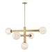 Minka-Lavery - 2525-732 - Five Light Chandelier - Narra - Legacy Brass