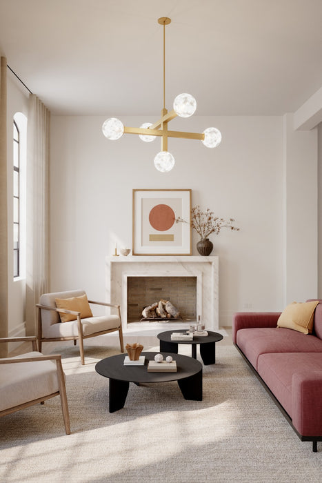 Minka-Lavery - 2525-732 - Five Light Chandelier - Narra - Legacy Brass