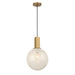 Minka-Lavery - 2526-732 - One Light Pendant - Narra - Legacy Brass