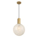 Minka-Lavery - 2526-732 - One Light Pendant - Narra - Legacy Brass