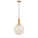 Minka-Lavery - 2526-732 - One Light Pendant - Narra - Legacy Brass