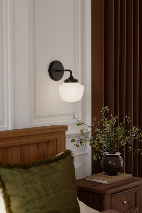 Minka-Lavery - 2571-899 - One Light Bath Sconce - Cornwell - Dark Matte Black