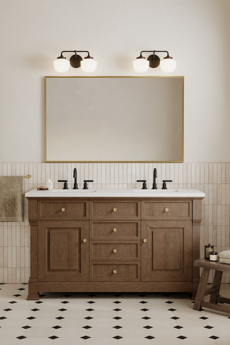 Minka-Lavery - 2572-899 - Two Light Vanity - Cornwell - Dark Matte Black