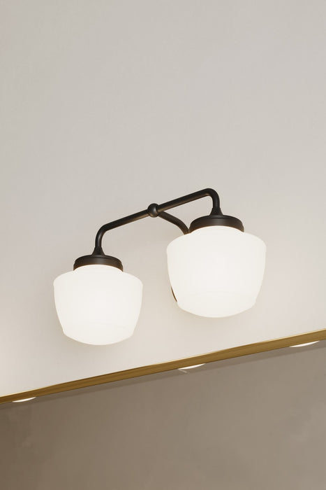 Minka-Lavery - 2572-899 - Two Light Vanity - Cornwell - Dark Matte Black