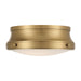 Minka-Lavery - 3939-732 - Two Light Flush Mount - Purelight - Legacy Brass