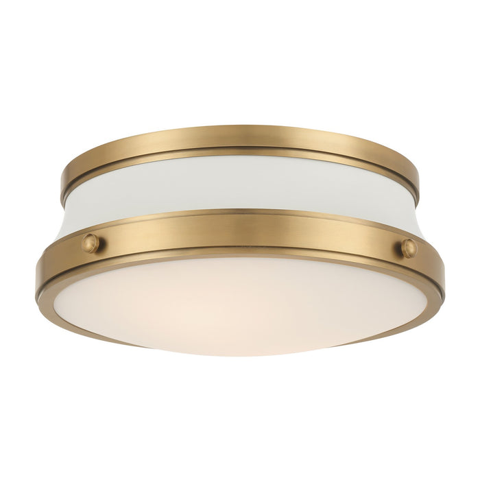 Minka-Lavery - 3939-879 - Two Light Flush Mount - Purelight - Legacy Brass