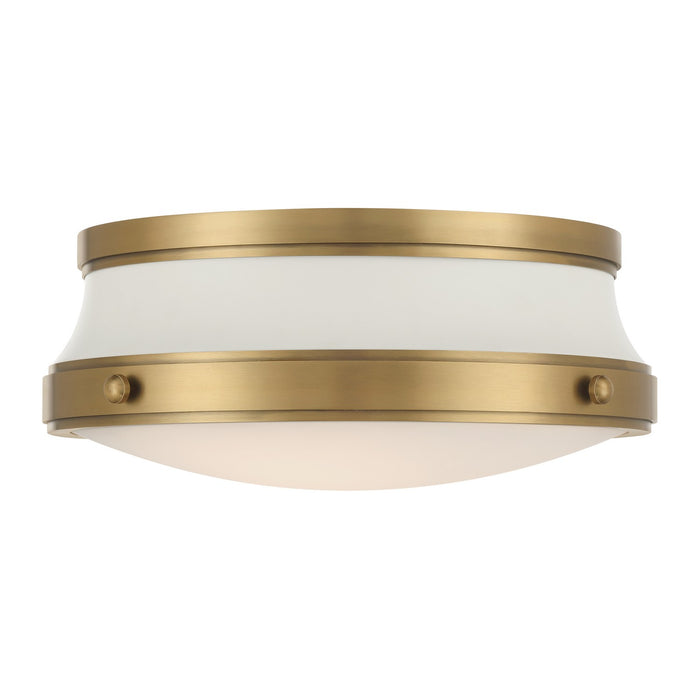 Minka-Lavery - 3939-879 - Two Light Flush Mount - Purelight - Legacy Brass