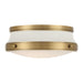 Minka-Lavery - 3939-879 - Two Light Flush Mount - Purelight - Legacy Brass