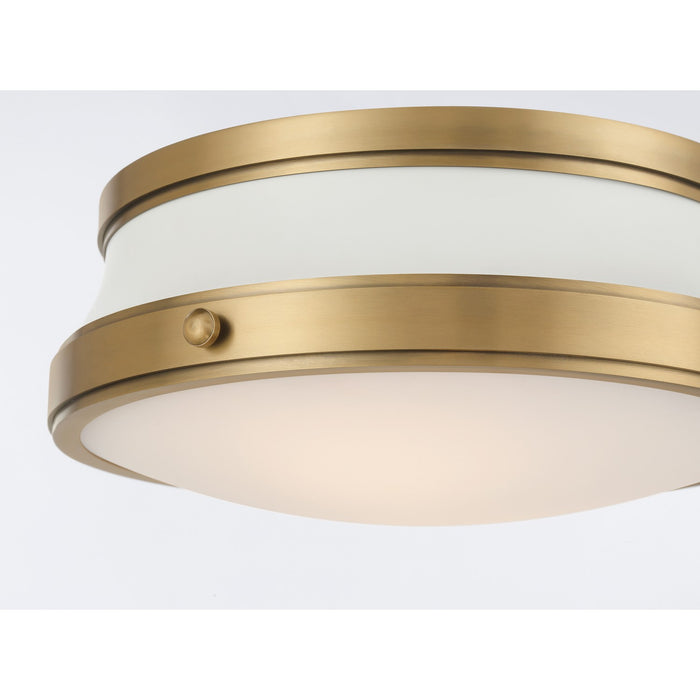 Minka-Lavery - 3939-879 - Two Light Flush Mount - Purelight - Legacy Brass