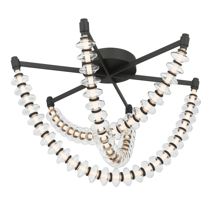 Minka-Lavery - 5645-899-L - LED Flush Mount - Pearl - Dark Matte Black