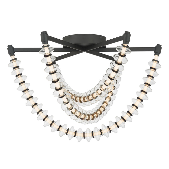 Minka-Lavery - 5645-899-L - LED Flush Mount - Pearl - Dark Matte Black