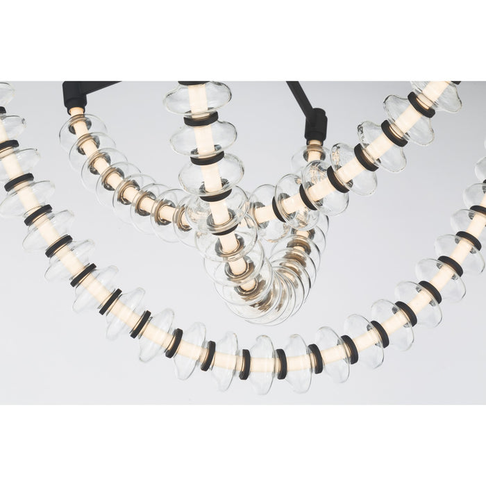 Minka-Lavery - 5645-899-L - LED Flush Mount - Pearl - Dark Matte Black