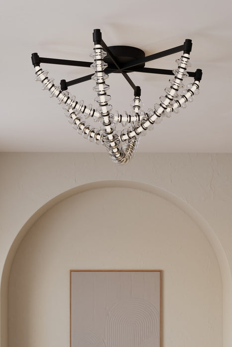 Minka-Lavery - 5645-899-L - LED Flush Mount - Pearl - Dark Matte Black