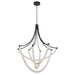 Minka-Lavery - 5648-899-L - LED Chandelier - Pearl - Dark Matte Black