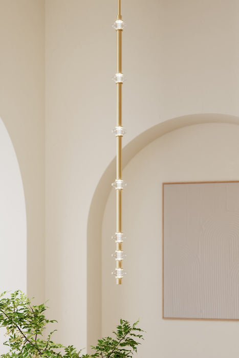 Minka-Lavery - 5649-732-L - LED Mini Pendant - Pearl - Legacy Brass