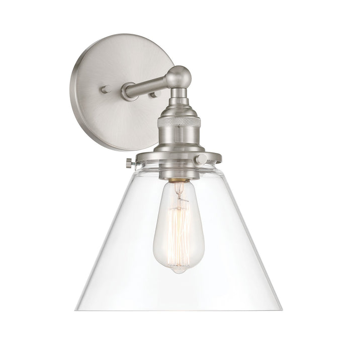 Minka-Lavery - 5680-84 - One Light Bath Sconce - Barwell - Brushed Nickel