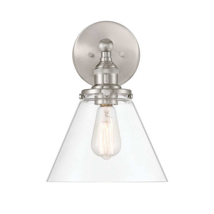 Minka-Lavery - 5680-84 - One Light Bath Sconce - Barwell - Brushed Nickel