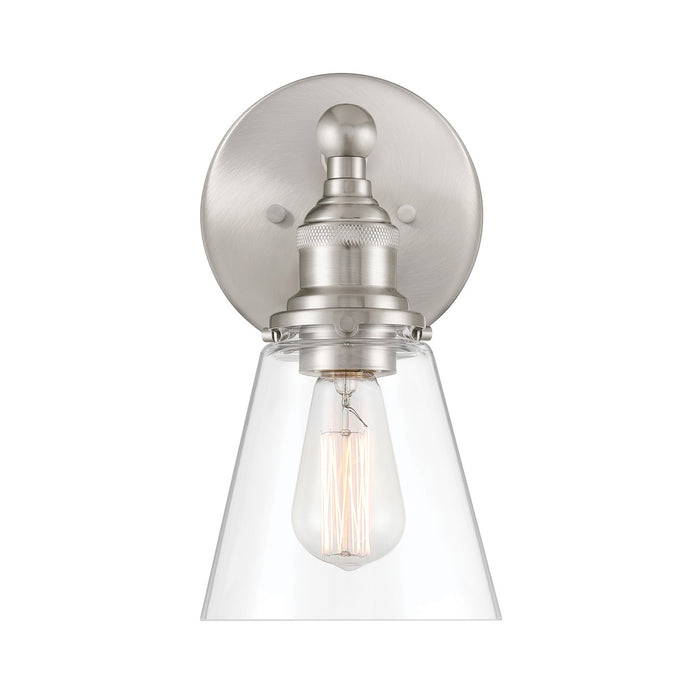 Minka-Lavery - 5681-84 - One Light Bath Sconce - Barwell - Brushed Nickel