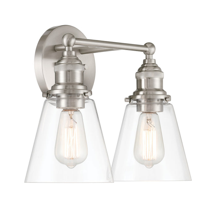 Minka-Lavery - 5682-84 - Two Light Vanity - Barwell - Brushed Nickel