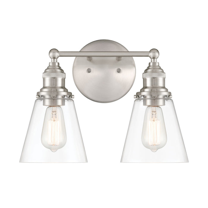 Minka-Lavery - 5682-84 - Two Light Vanity - Barwell - Brushed Nickel