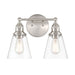 Minka-Lavery - 5682-84 - Two Light Vanity - Barwell - Brushed Nickel