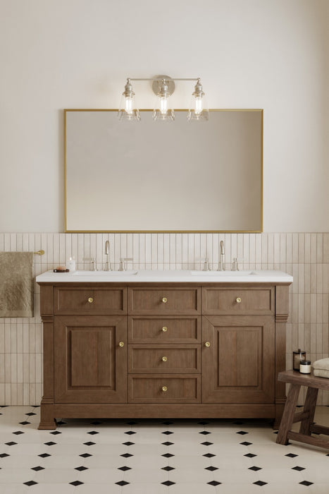 Minka-Lavery - 5683-84 - Three Light Vanity - Barwell - Brushed Nickel